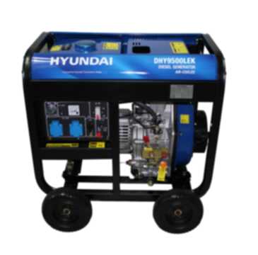 გენერატორი დიზელის 1 ფაზიანი HYUNDAI DHY9500LEK 6.6 kW